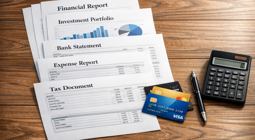 Five factors building a credit score chart