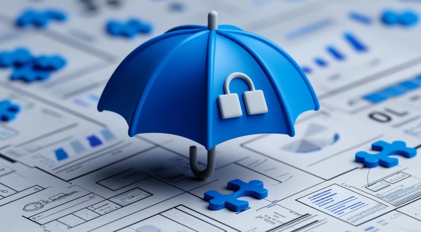 Surprised businessperson reviewing unexpected financial document