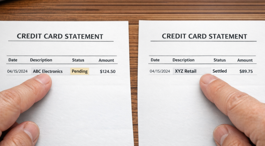 Soft and hard credit card descriptor comparison