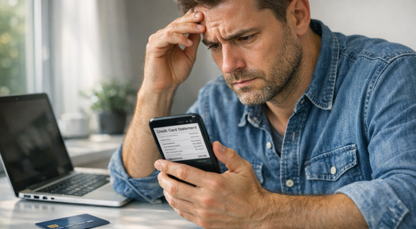 Credit card refund not processed illustration