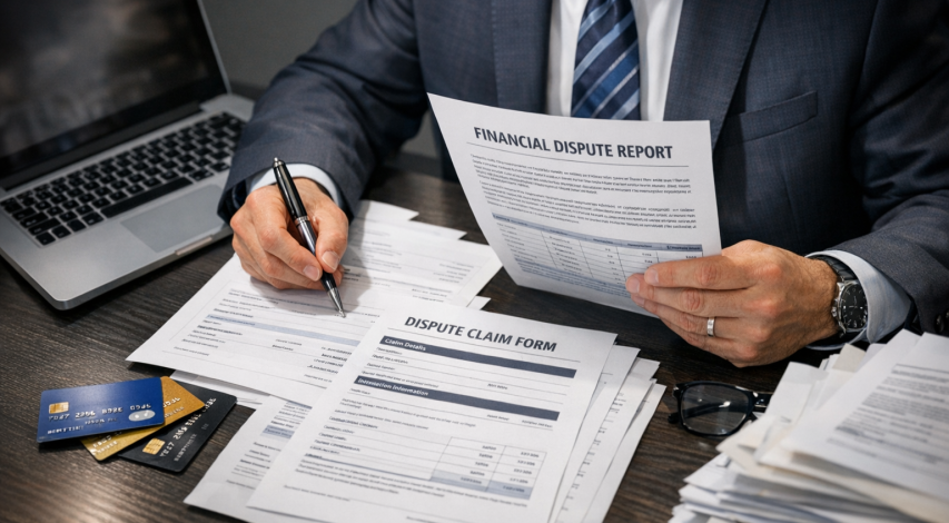 Chargeback process flow from filing to resolution