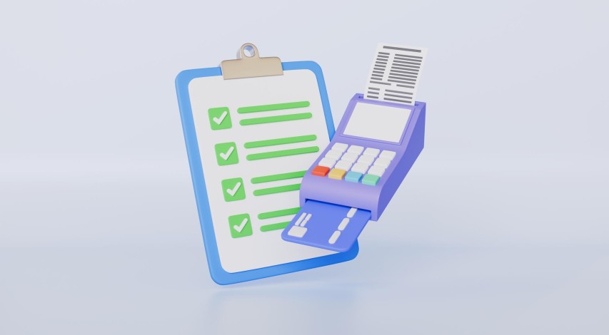 Person reviewing billing documents carefully