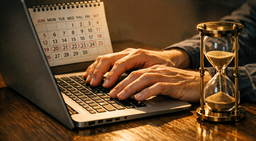 Merchant reviewing disputed transaction response deadline