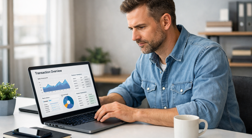 Merchant reviewing product description accuracy online