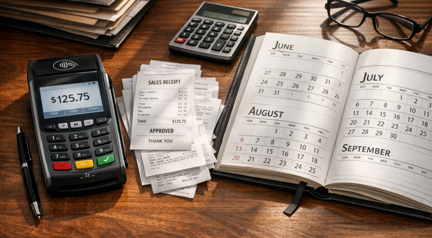 Calendar highlighting 120-day chargeback deadline window