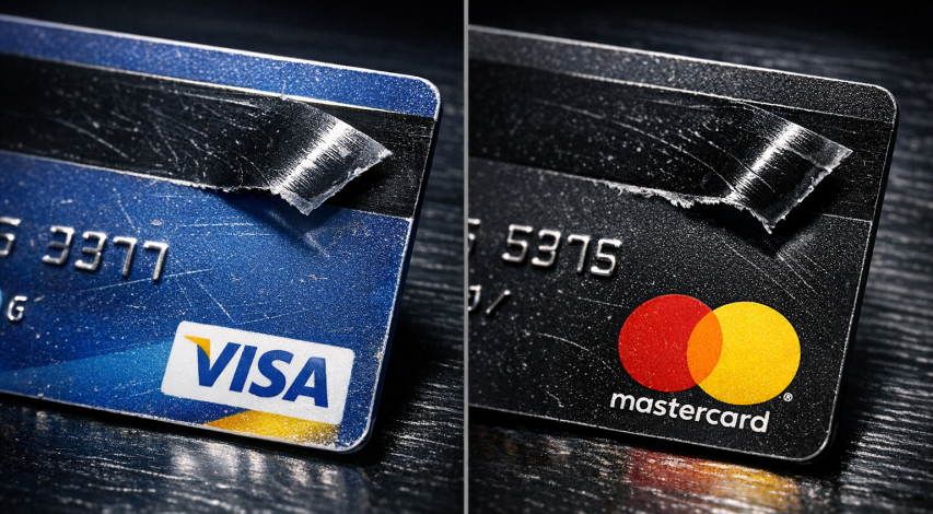 Visa and Mastercard counterfeit fraud code comparison