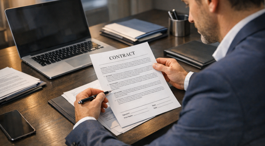 Chargeback mitigation checklist with pen ready