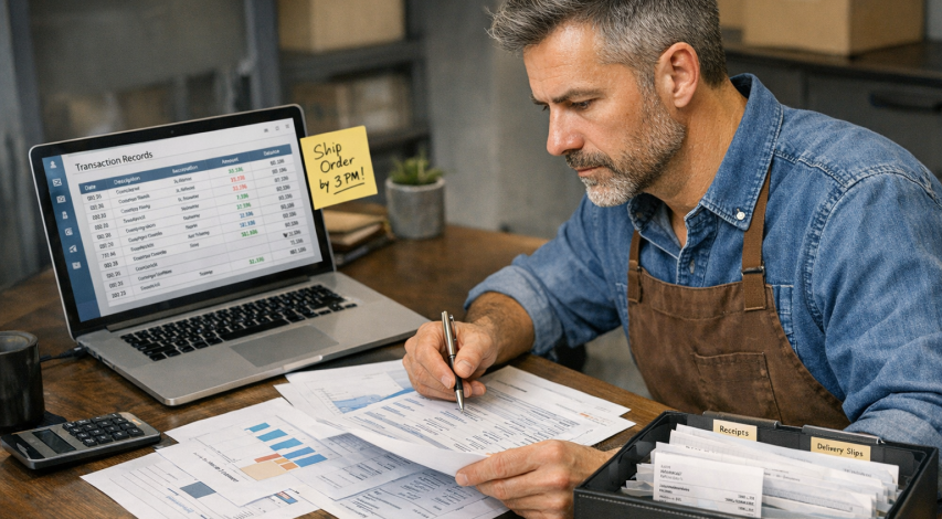 Merchant reviewing chargeback dispute resolution process