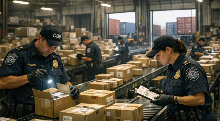 Counterfeit goods moving through global supply chain