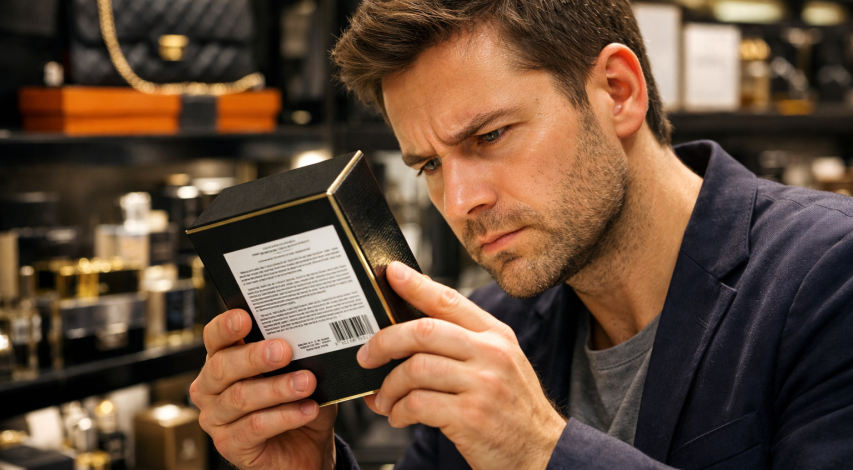 Comparing authentic and counterfeit product labels