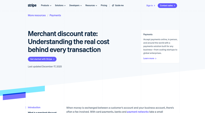 Factors affecting merchant discount rate fluctuations