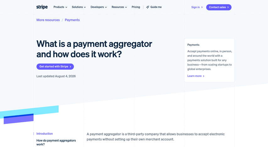 Checklist for selecting a payment aggregator