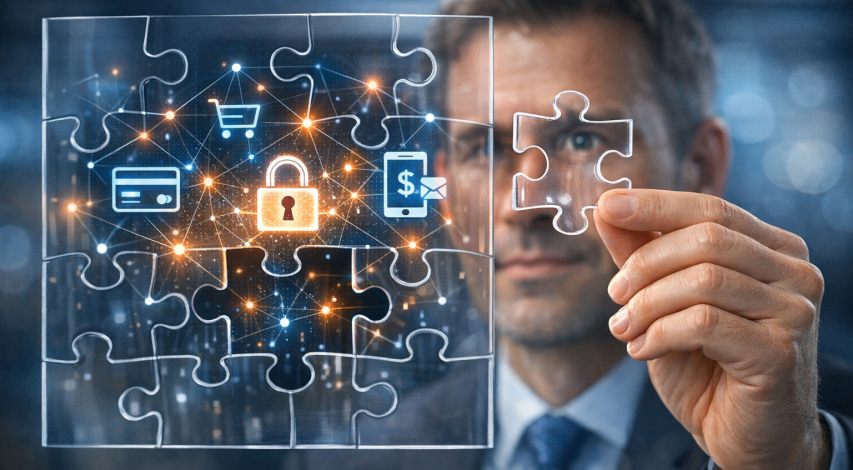 Merchant analyzing fraud prevention strategy data