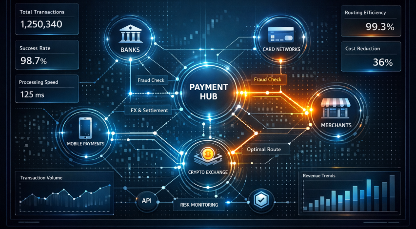 Futuristic payment network with interconnected digital nodes