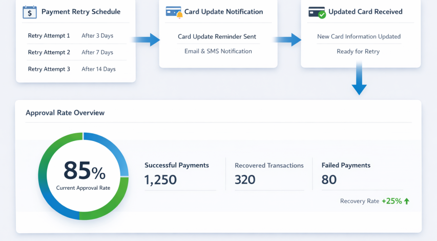 Business owner reviewing credit card transaction data
