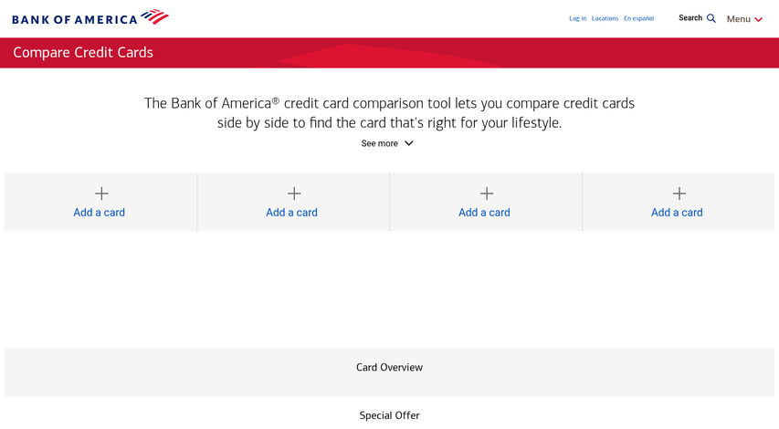 Person reviewing credit card surcharge information